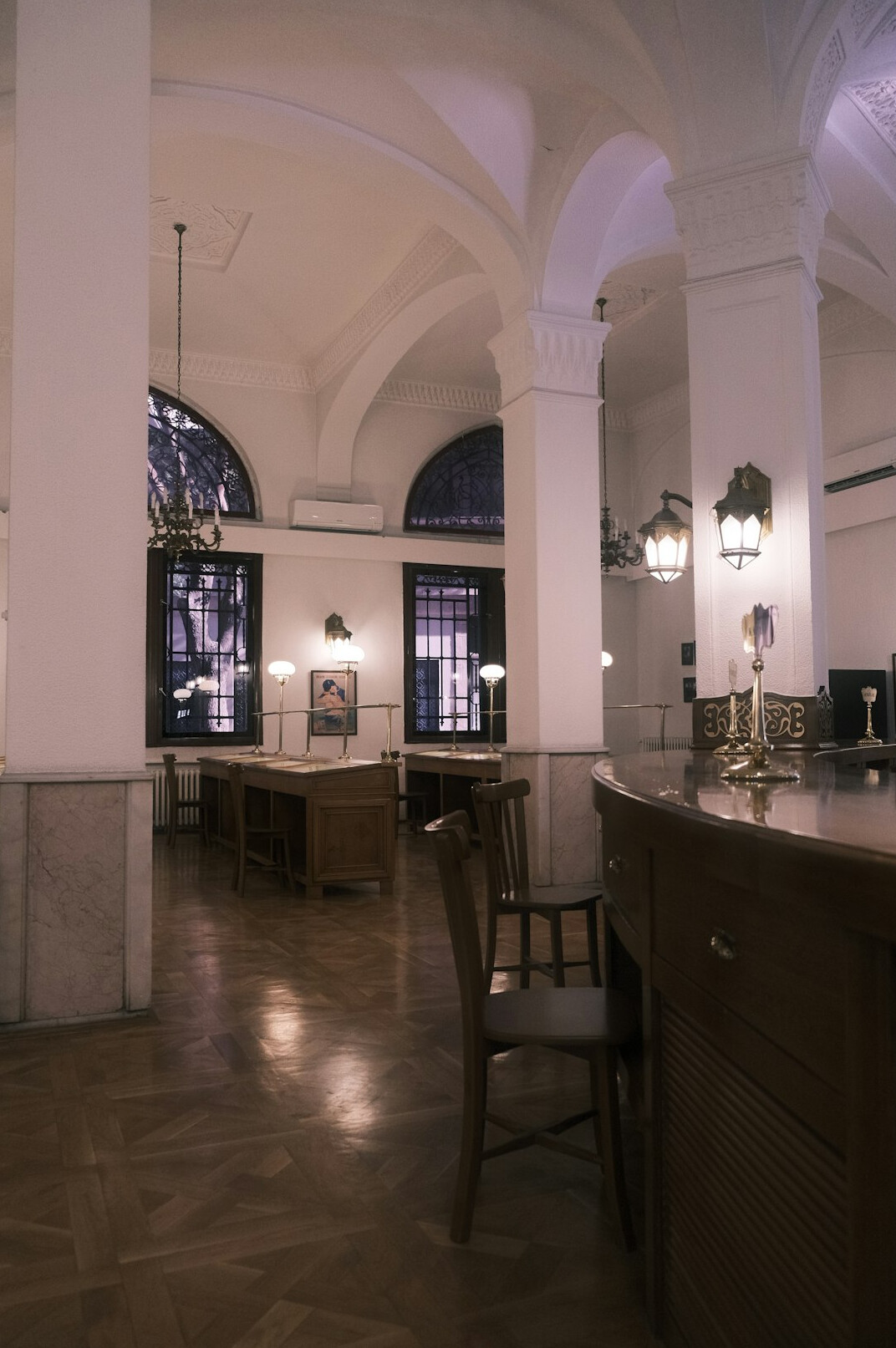 swiss bank interior